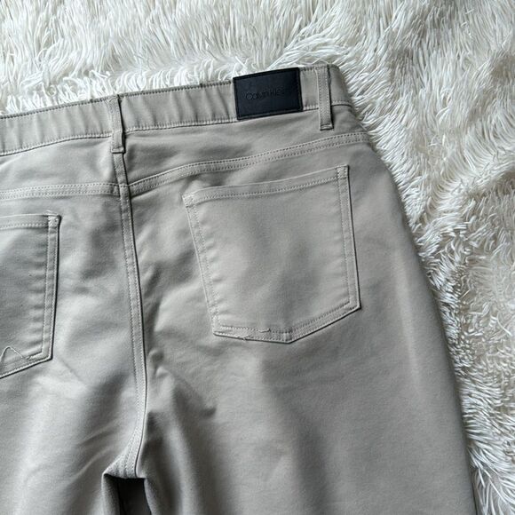 Calvin Klein Khaki Smooth Front Pants Slacks 36 x 30 Size 36 - Picture 5 of 6